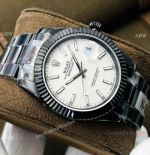 Swiss Copy Rolex Datejust 41 Black Venom DR Factory 2824 Watch BlackSteel White Dial
